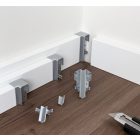 Parador állítható belső sarokelem-2-es típus-ezüst szín - SL3 - SL 5 - SL5 WF - SL 18