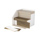 Dark brown tölgy lépcsőburkolat-PPD093-Stair Treads-XL