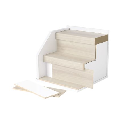 Walnut lépcsőburkolat dió-PPD156-Stair Treads side panel