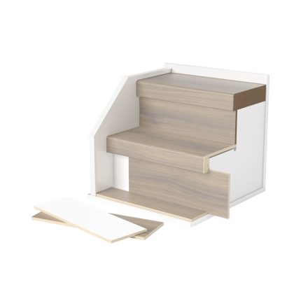 Parador Dark brown lépcsőburkolat dió-PPD157-Stair Treads side panel