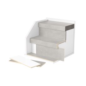 Parador Beton dark grey lépcsőburkolat-PPD159-Stair Treads side panel